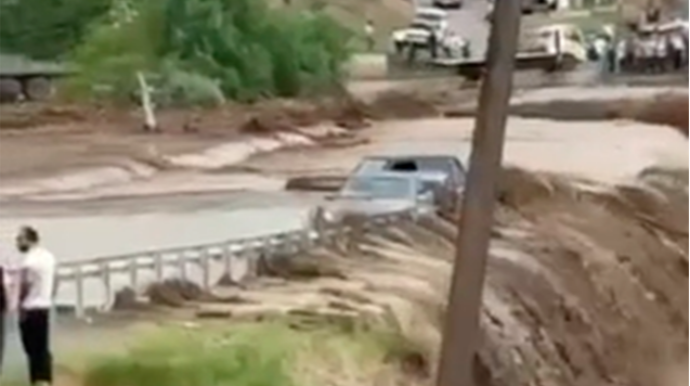 Göyçaydakı selin görüntüləri   - VİDEO