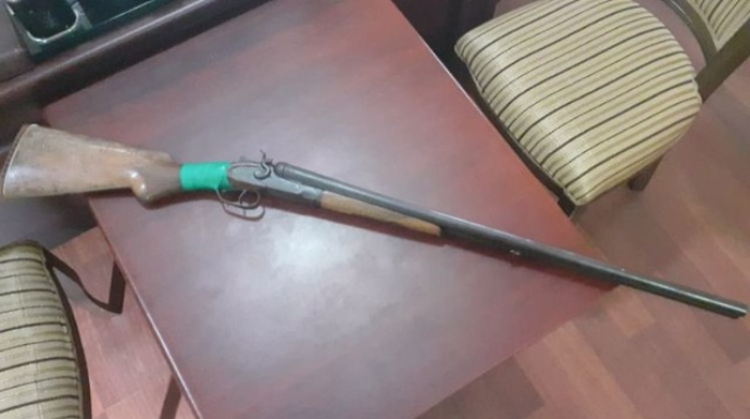 Hacıqabulda qanunsuz tüfəng gəzdirən şəxs SAXLANILDI 