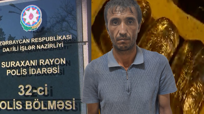 Bakıda narkokuryer tutuldu - FOTO - VİDEO