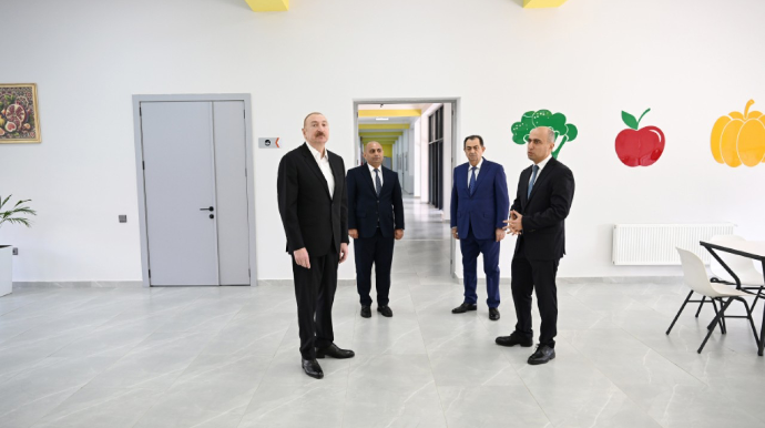 İlham Əliyev Lənkəranda açılış etdi 