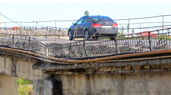 Qaraçay çayı üzərində yeni körpünün inşasına başlanıldı - FOTO - VİDEO