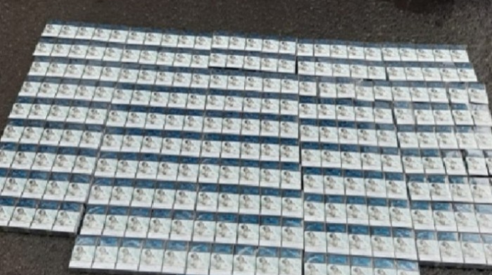 Yük avtomobillərində siqaretlər aşkarlandı 