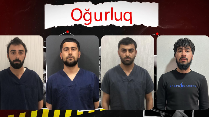 Bakıda mağazadan 100 minlik qızıl oğurladılar - VİDEO  