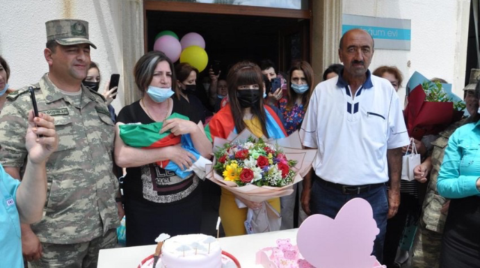 Daha bir şəhidin övladı dünyaya gəlib  - FOTO