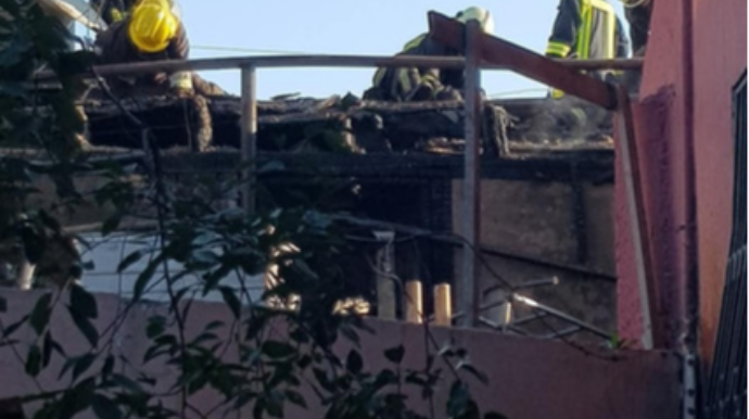  Bakıda iş adamının evində yanğın oldu  - FOTO 