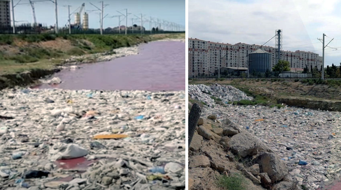 Bu ərazidə antisanitar vəziyyət hökm sürür:  heç bir tədbir görülmür - VİDEO 