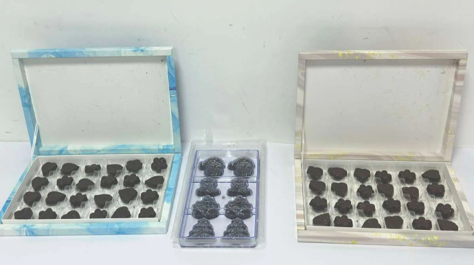 Şokoladların içərisində qızıl aşkar olundu - FOTO - VİDEO