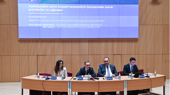 Xaricdə yaşayan azərbaycanlıların hüquqları ilə bağlı müzakirə aparıldı 