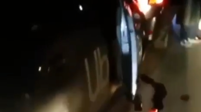 "Uber" sürücüsü zəncirvari qəza törətdi: 3 maşın əzildi - VİDEO