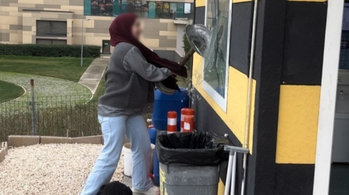 Taski şirkətinə 150 min ziyan vuran qadın saxlanıldı - VİDEO 