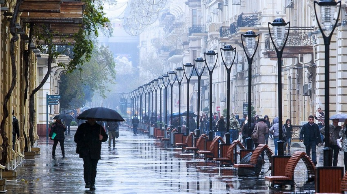 Завтра в Баку ожидаются дожди и сильный ветер