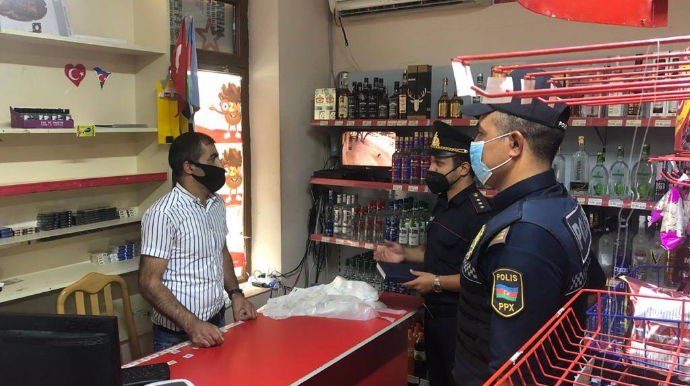 Polis Xızıda Koronavirusa qarşı profilaktiki tədbir keçirib - FOTO
