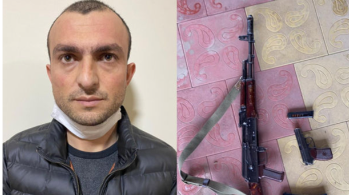 “Bandotdel” əməliyyat keçirdi: Silahlı şəxs tutuldu  - FOTO