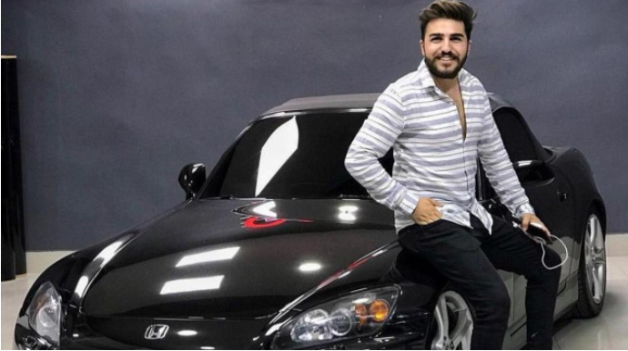 14 milyonluq "Ferrari" ilə qəzaya düşdü - FOTO 
