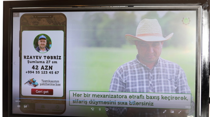 Fermer-mezanizator əlaqəsini təmin edəcək “AgroUber” mobil tətbiqinin təqdimatı keçirilib - FOTO
