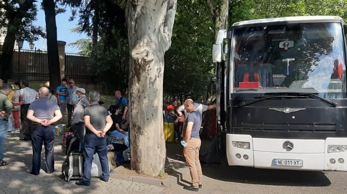 Gürcüstandan 320 nəfərin Azərbaycana təxliyəsi həyata keçirilir