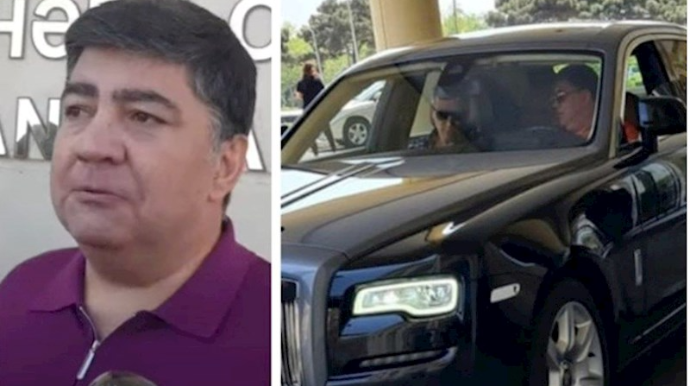 Ramiz Mehdiyevin kürəkəni obyektlərdən pulları yığarkən görüntüləndi - FOTO