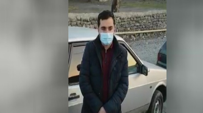 Koronavirus xəstəsi avtomobili ilə hərəkətdə olarkən saxlanıldı - FOTO