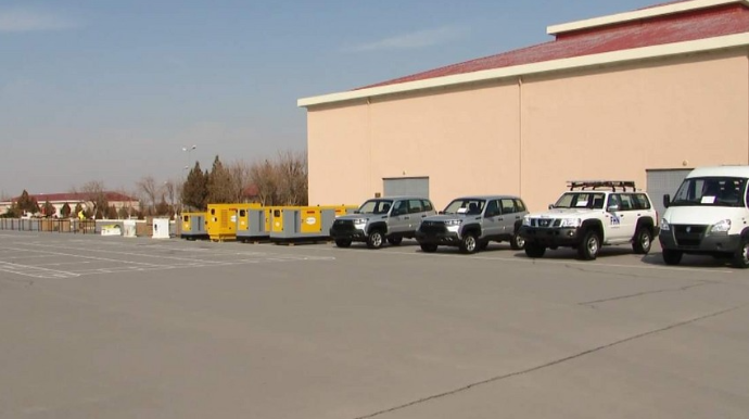 Naxçıvan FHN-ə yeni avtomobillər və avadanlıqlar təqdim edilib  - FOTO