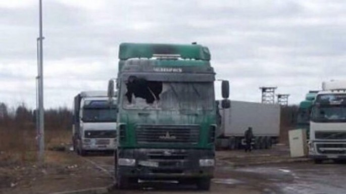 Dağıstanda Azərbaycandan yük daşıyan TIR-lar yandırılıb - VİDEO