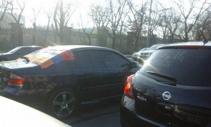 Erməni sürücülər etiraz edir: "Mübarizəni davam etdirəcəyik" - FOTO