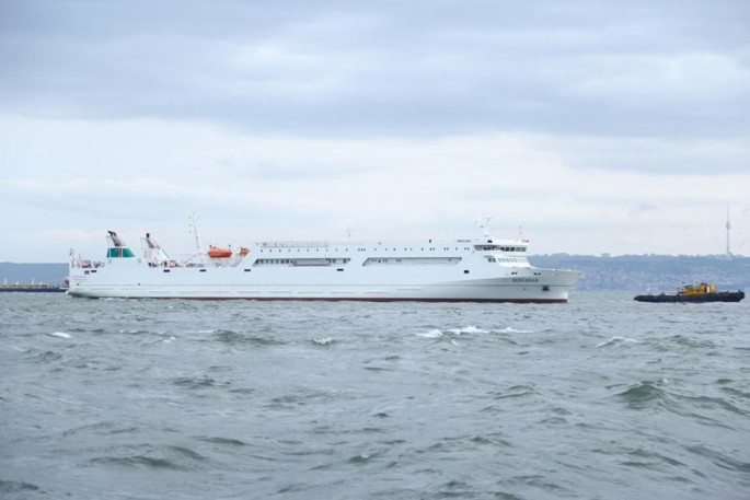 Türkmənistana məxsus gəminin təmiri başa çatdırılıb - FOTO