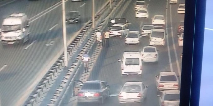 Bakıda yol qəzası baş verib - FOTO
