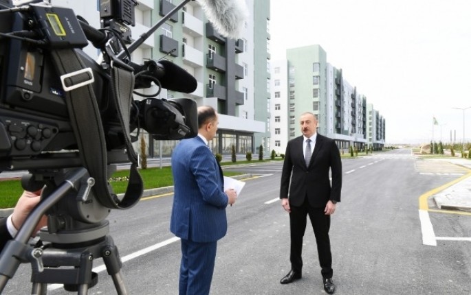 Prezident AzTV-yə müsahibə verdi