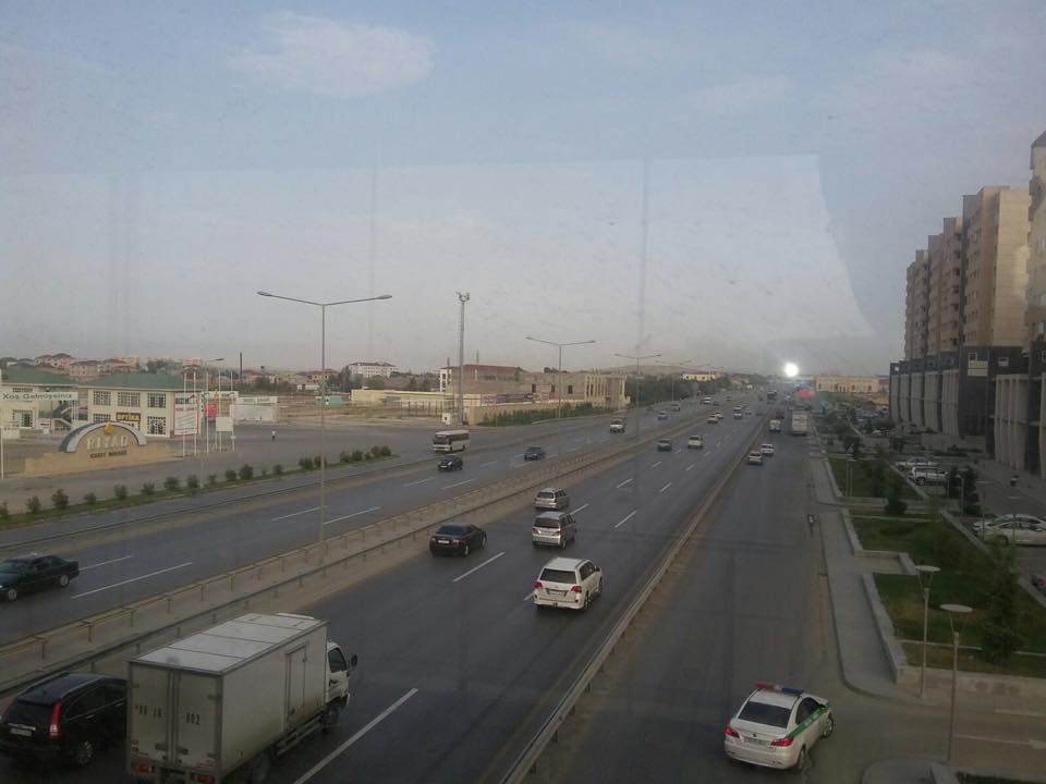 Sumqayıtdan gələn maşınlar Bakıya buraxıldı -Tıxacsız şəhər - FOTO