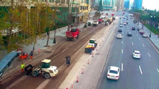 Bakıda daha bir yol bağlandı – FOTO