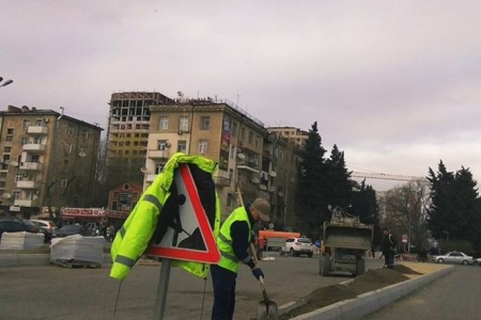 “Təbriz” küçəsində avtomobillərin hərəkəti iki-üç günə bərpa olunacaq” - FOTO
