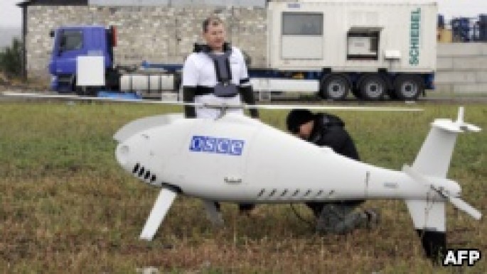 Ukraynada ATƏT-in dronu vuruldu 