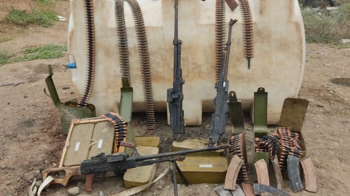 Laçın polisi silah-sursat aşkarlayıb