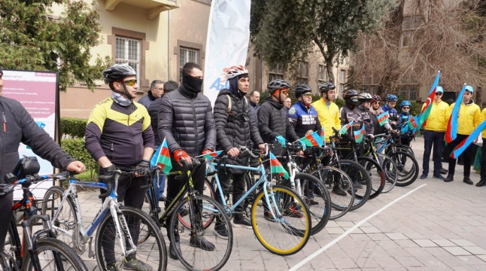 В центре Баку состоялся велопробег  - ФОТО