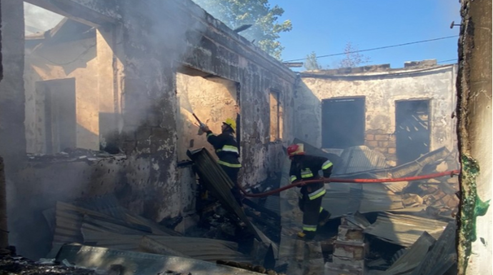 Ermənlərin atdığı mərmilər mülki obyektlərdə yanğınlara səbəb olub  - FOTO