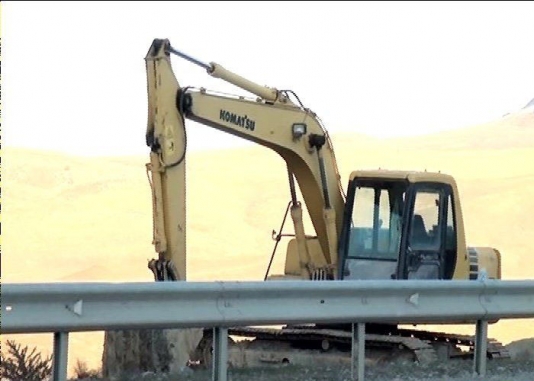 Bakı-Şamaxı yolunda yeni sürüşmə zonası əmələ gəlib - FOTO