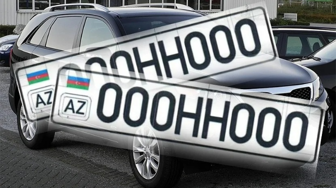 Azərbaycanda yeni ilk 3 rəqəmli avtomobil nömrələri istifadəyə veriləcək 