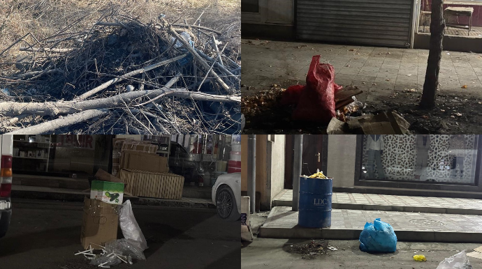 Ağdaşda ekoloji təhlükəsizlik qaydaları davam etdirilir - FOTO