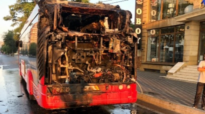 Пожару в автобусах «BakuBus» мог послужить заводской дефект