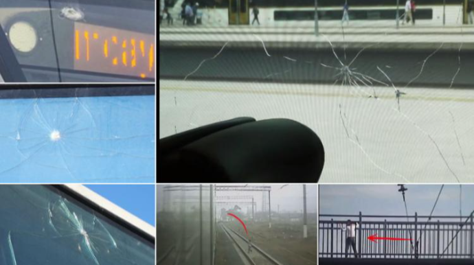 Hərəkətdə olan "Stadler" qatarlarına 30 dəfədən çox daş atılıb  - VİDEO