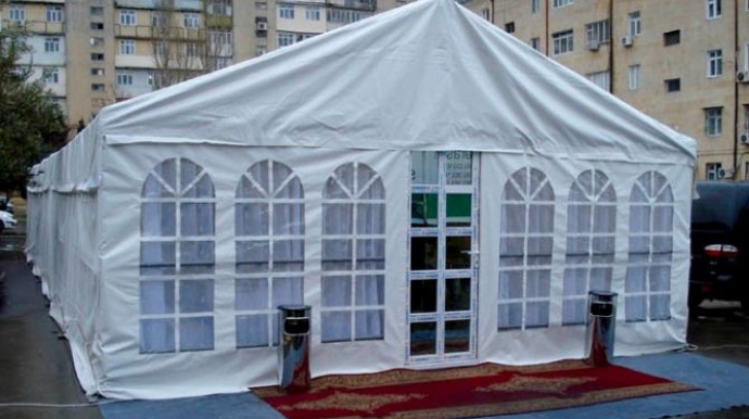 Şəhid oğlunun tabutu önündə qurban kəsdirən ana VƏFAT ETDİ  - FOTO