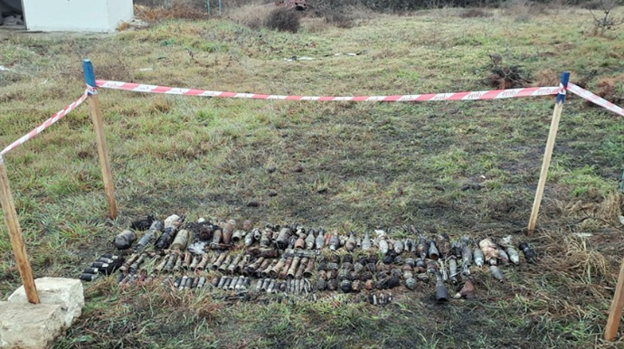 Ağdamda partlamamış döyüş sursatları aşkarlanıb  - VİDEO