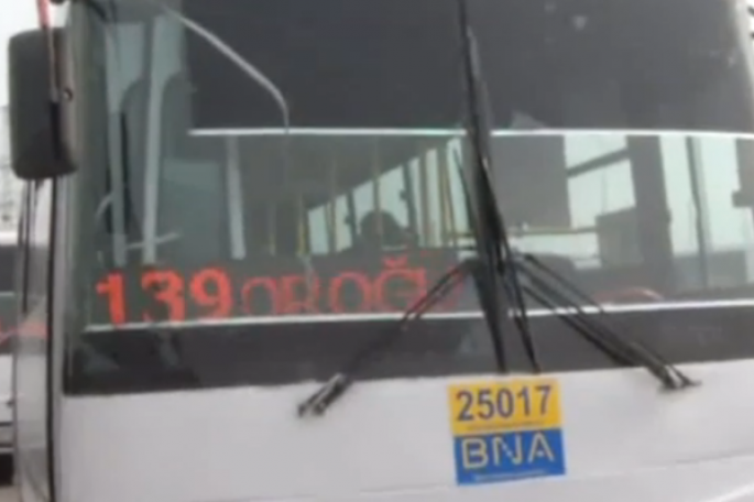 Bakıda avtobus sürücüləri yarışa çıxdılar - VİDEO