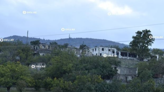 İşğaldan azad edilmiş Talış kəndinin görüntüləri  - FOTO