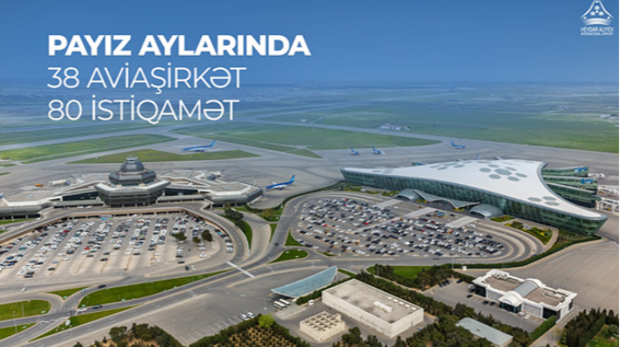 Payız mövsümündə 80-dən çox istiqamət - Hava Limanı 