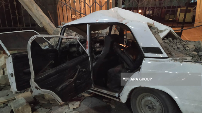 Gəncə Mərkəzi Klinik Xəstəxanın işçiləri qəzaya düşdü, ölən var    - FOTO