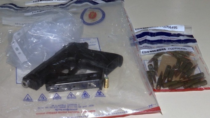 Qanunsuz odlu silah gəzdirən şəxs saxlanılıb