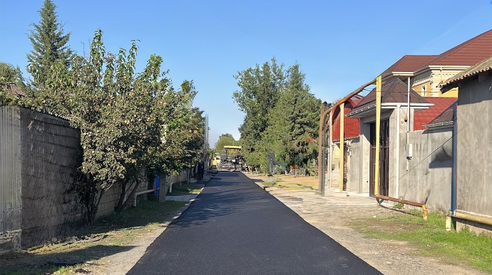 Beyləqanda şəhid Munis Abbaslı küçəsində asfaltlanma işləri yekunlaşdı - FOTO