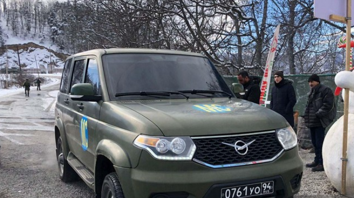 Xankəndi-Laçın yolunda sülhməramlıların avtomobili maneəsiz keçib 