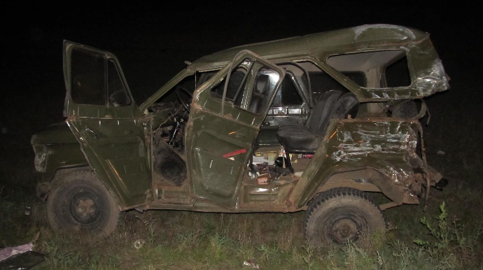 Gədəbəydə avtomobil aşıb, xəsarət alanlar var